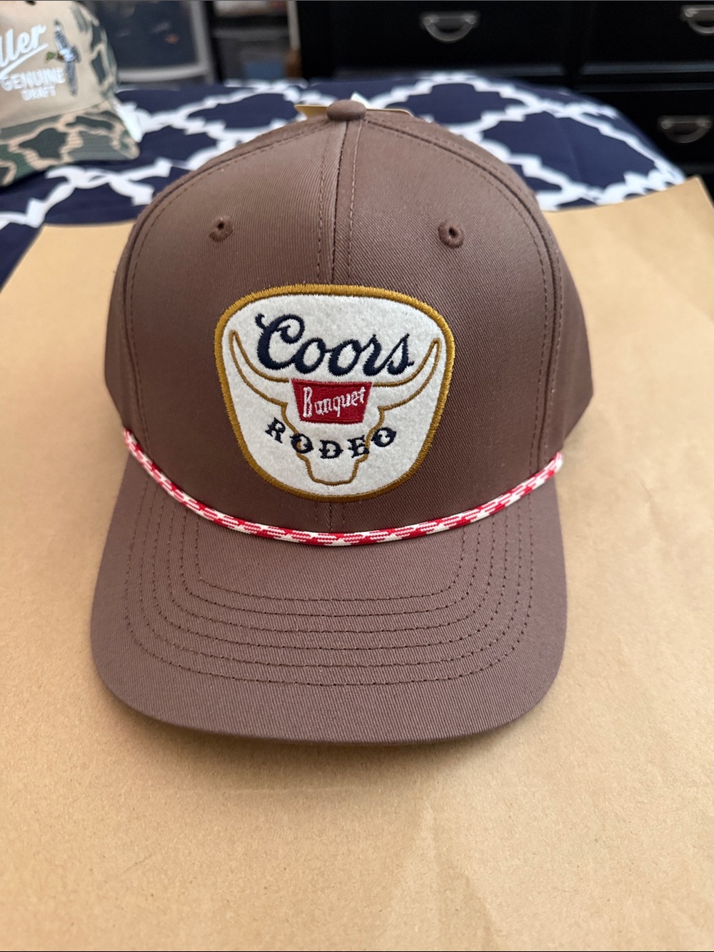 Coors Rodeo Braided-Rope Brown Men's Cap